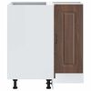 vidaXL Armoire d'angle de cuisine Kalmar ch&ecirc;ne marron bois ing&eacute;nierie