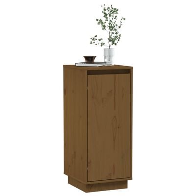 vidaXL Buffet Marron miel 31,5x34x75 cm Bois massif de pin