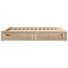 vidaXL Cadre de lit sans matelas 140x190 cm bois de pin massif