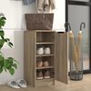 vidaXL Armoire &agrave; chaussures Ch&ecirc;ne Sonoma 30x35x70 cm Bois d'ing&eacute;nierie