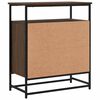 vidaXL Buffet chêne marron 69x35x80 cm bois d'ingénierie