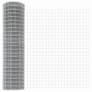 vidaXL Cl&ocirc;ture Euro 1,4 x 10 m Fer rev&ecirc;tu de PVC