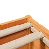 vidaXL Cadre de lit avec t&ecirc;te de lit cire marron 90x190 cm bois de pin