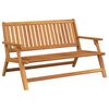vidaXL Banc Relax Marron Bois d'Acacia Massif