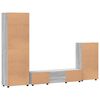 vidaXL Ensemble meuble TV FLORIN Gris Sonoma Bois d'ing&eacute;nierie