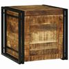 vidaXL Bo&icirc;te de rangement 50 x 50 x 50 cm Bois de mangue brut