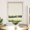 vidaXL Store enrouleur occultant 104,4 x 175 cm, largeur du tissu 100 cm, blanc cass&eacute;