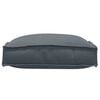 vidaXL Coussin 4 pcs Anthracite 40 x 40 x 8 cm Tissu Oxford