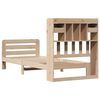 vidaXL Lit biblioth&egrave;que sans matelas 90x190 cm bois de pin massif