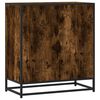 vidaXL Buffet chêne fumé 68x35x76 cm bois d'ingénierie et métal