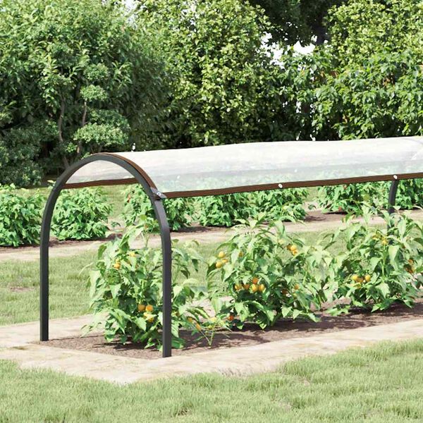 vidaXL B&acirc;che transparente avec &oelig;illets 1x12 m poly&eacute;thyl&egrave;ne