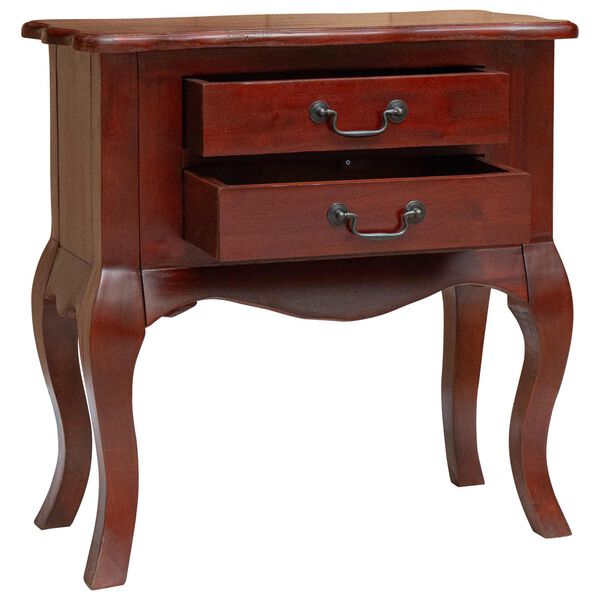 vidaXL Table d'appoint avec tiroir Marron 60,5 x 30 x 61 cm