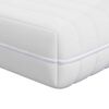 vidaXL Matelas Blanc 140 x 190 cm Ressort ensach&eacute;