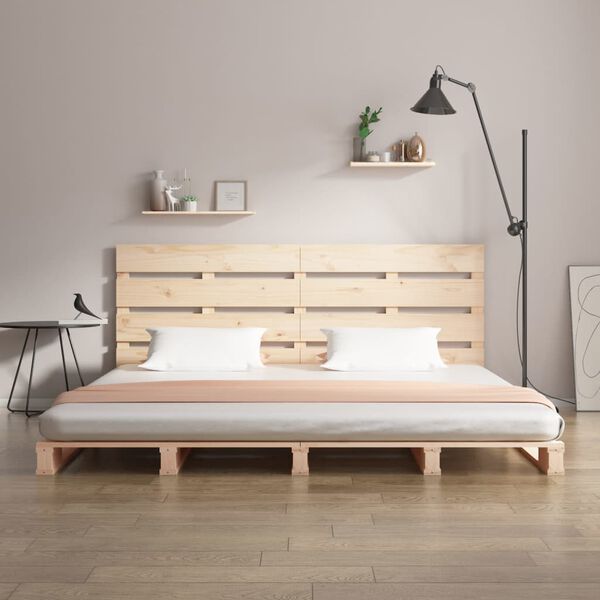 vidaXL Cadre de lit sans matelas 140x190 cm bois de pin massif