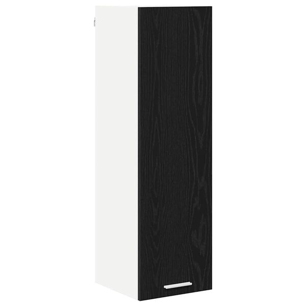 vidaXL Armoire suspendue Ch&ecirc;ne noir 30 x 31 x 100 cm Bois d'ing&eacute;nierie
