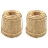 vidaXL Cordes en sisal 2 pcs 12 mm 250 m