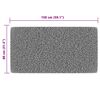 vidaXL Tapis int&eacute;rieur ext&eacute;rieur &agrave; poils courts 80x150 cm antid&eacute;rapant