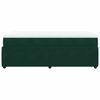 vidaXL Sommier &agrave; lattes de lit avec matelas Vert fonc&eacute; 100x200 cm