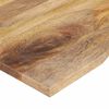 vidaXL Dessus de bureau avec courbe 110x60x2,5 cm manguier massif brut