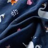 Robe pour enfants &agrave; manches longues bleu marine 104