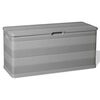 vidaXL Bo&icirc;te de rangement de jardin gris 117x45x56 cm