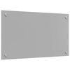 vidaXL Protection de cuisine Gris clair 70 x 40 cm verre tremp&eacute;