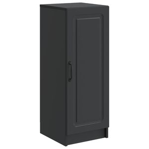 vidaXL Buffet Noir 33 x 34,5 x 87 cm Bois d'ing&eacute;nierie