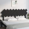 vidaXL T&ecirc;te de lit Noir 178x3x80,5 cm Bois massif de pin