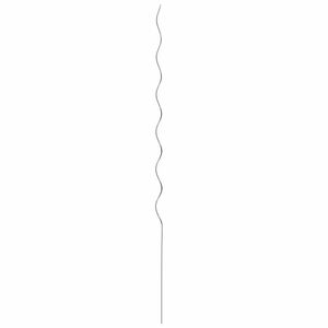 vidaXL Soutien de plante 50 pc Argent&eacute; 150 x 0,6 x 0,6 cm Acier