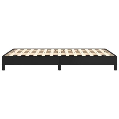 vidaXL Cadre de lit sans matelas noir 120x200 cm similicuir