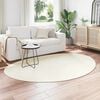 vidaXL Tapis de surface HUARTE Cr&egrave;me 140 x 200 cm Polyester
