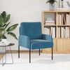 vidaXL Canap&eacute;s avec coussin 55cm Bleu Contreplaqu&eacute;