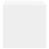 vidaXL Armoires murales 4 pcs Blanc 37x37x37 cm Bois d&rsquo;ing&eacute;nierie