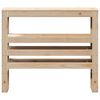 vidaXL T&ecirc;te de lit avec &eacute;tag&egrave;res 90 cm bois massif de pin