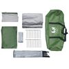 vidaXL Tente de camping tunnel 4 personnes vert imperméable