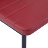 vidaXL Mobilier de salle à manger 5 pcs Rouge bordeaux