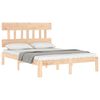 vidaXL Cadre de lit sans matelas bois de pin massif