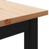 vidaXL Table de salle &agrave; manger / Table de repas Naturel