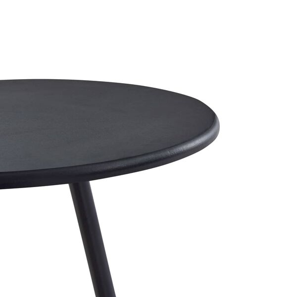 vidaXL Ensemble de bar 5 pcs Tissu Noir