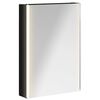 vidaXL Armoire Miroir de Salle de Bain Ch&ecirc;ne noir 43 x 11,5 x 60,5 cm
