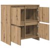 vidaXL Buffet Ch&ecirc;ne artisanal 70 x 41 x 75 cm Bois d'ing&eacute;nierie