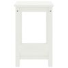 vidaXL Table de chevet blanc 35x30x47 cm bois de pin massif