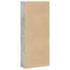 vidaXL Biblioth&egrave;que gris b&eacute;ton 80x30x189 cm bois d'ing&eacute;nierie