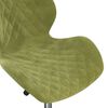 vidaXL Chaises pivotantes &agrave; manger lot de 4 Vert clair Velours