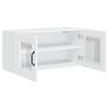 vidaXL Armoire de cuisine Kalmar Blanc brillant 80 x 31 x 40 cm