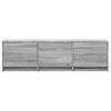vidaXL Meuble TV Gris Sonoma 140 x 34 x 40 cm Bois d'ing&eacute;nierie