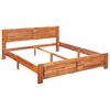 vidaXL Cadre de lit Bois d'acacia massif 160x200 cm