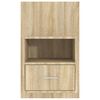 vidaXL Tables de chevet murales 2 pcs Ch&ecirc;ne sonoma