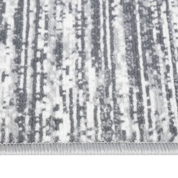 vidaXL Tapis BCF Gris 100x300 cm