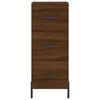 vidaXL Buffet Ch&ecirc;ne marron 34,5x34x90 cm Bois d'ing&eacute;nierie